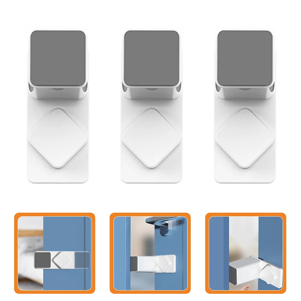 

3pcs Pinch Guards Baby Door Slam Stoppers Kids Finger Protection No Drill Safe Durable Pet Proof Door Stopper Mute Impact