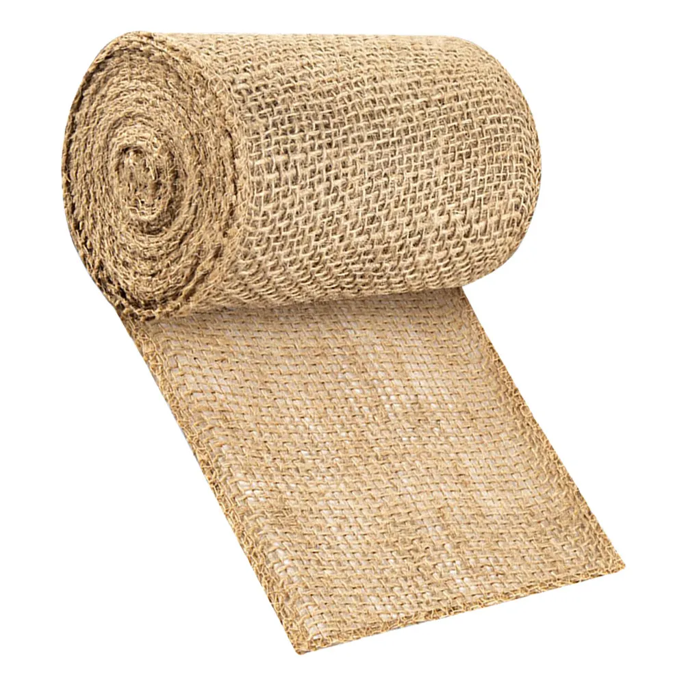 20Cm X 5M Natural Burlap Tree Wrap Gardening Tree Trunk Protector Winter Frost Plant Blanket Bark Repair Bandage Sun Shield