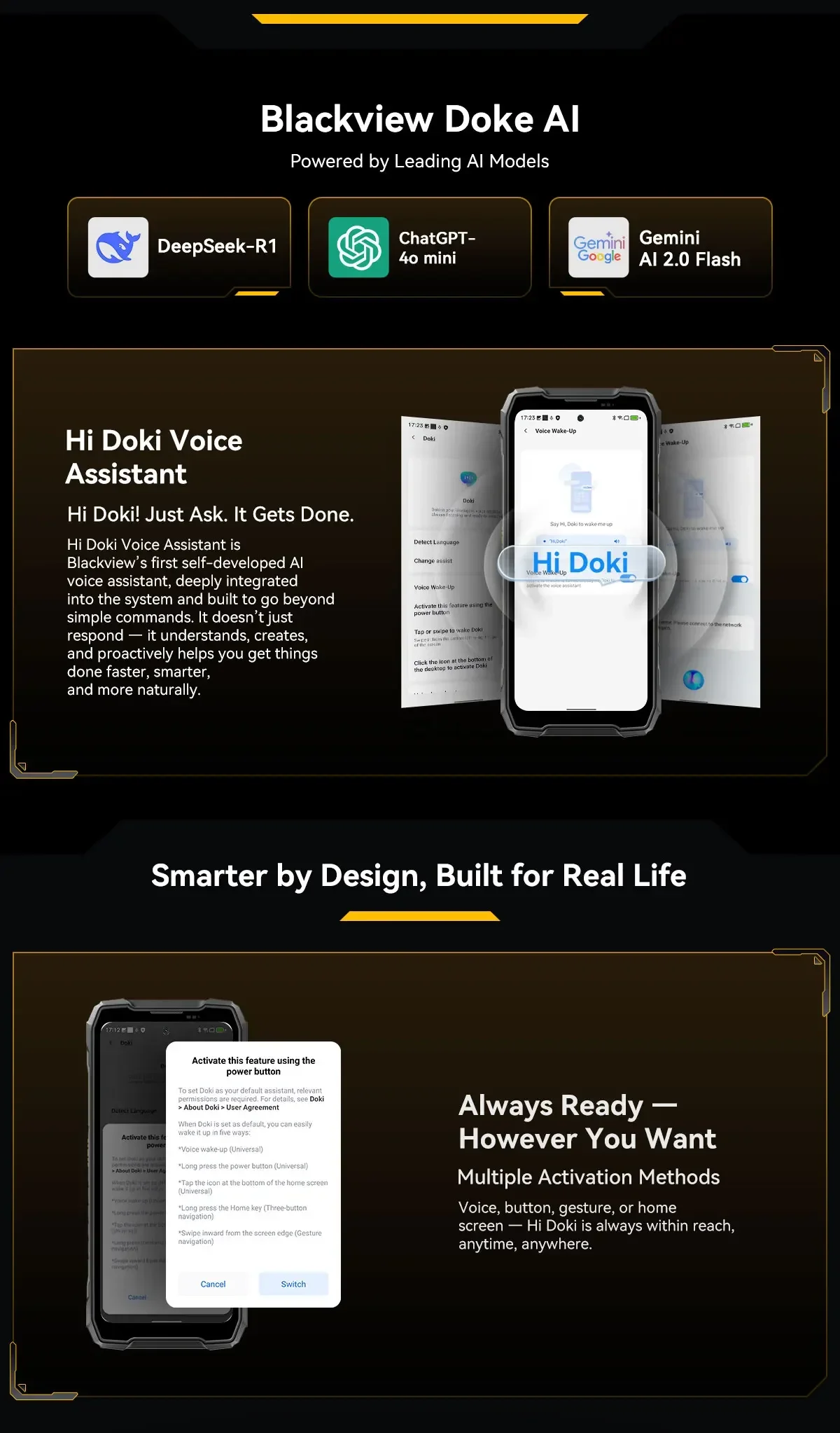 Blackview ROCK 5 Rugged Smartphone, 48GB(12+36) RAM+256GB ROM, 6.78" 2.4K Display, 20000mAh Battery, Android 16, 108MP Camera, NFC,Fingerprint, Camping Lantern,Recognition IR Fill Light,33W Fast Charge