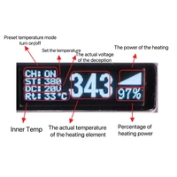 L245 65W Digital Soldering Pen Portable Electric Soldering Iron Aluminum Alloy CNC Shell QC PD Type-C for JBC245 Black