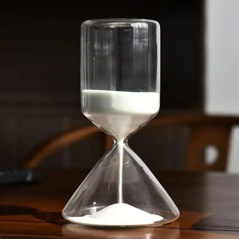 Hourglass Sand Timer Kitchen School Modern Crystal No Timing Glass Sandglass Sand Clock Tea Timers Home Decoration Gift