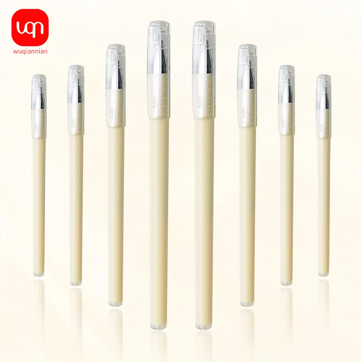 3-12pcs Matte Yellow Shell Neutral Pen Black, Ink 0.38 Needle Pen SignaturePen Smooth Writing Brush Question Writing Stationery