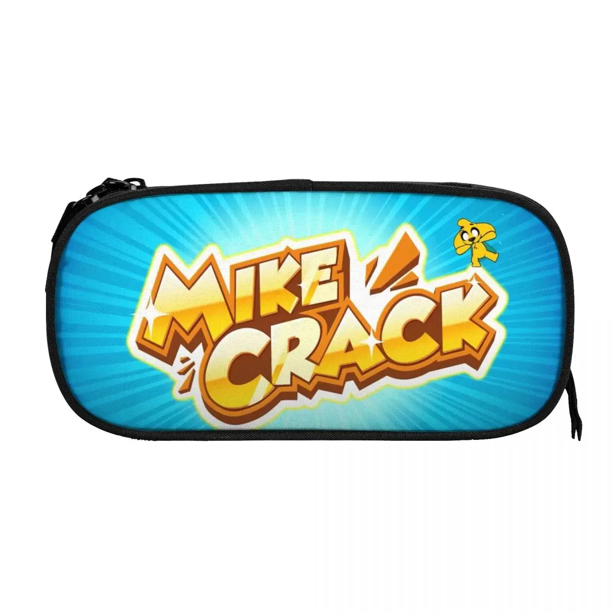 Cartoon Mike-crack Big Capacity Pencil Pen Case Office College School Large Storage Bag Pouch Holder Box Organizer