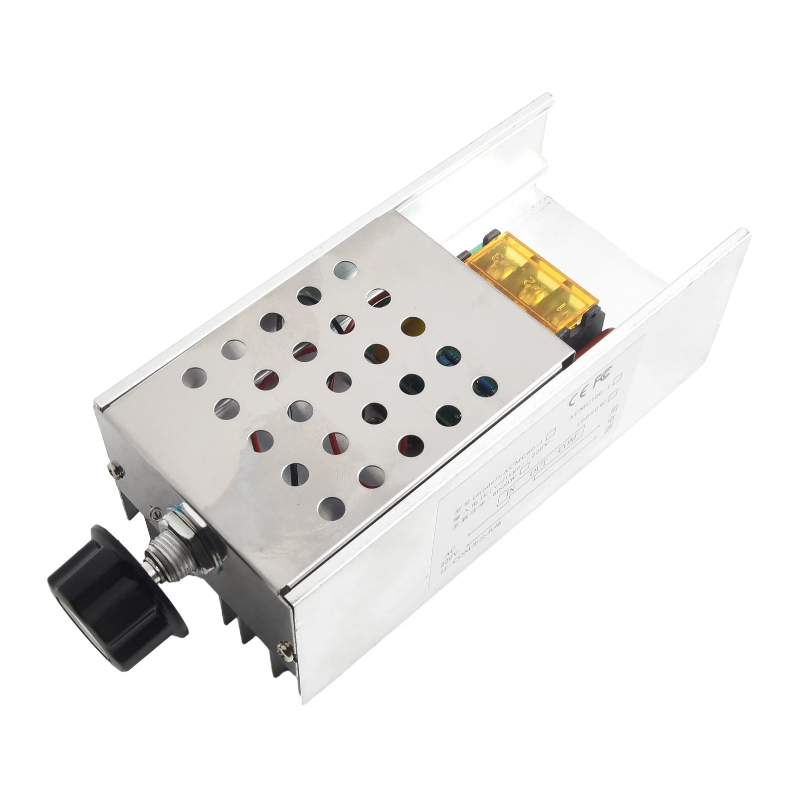 6000W Adjustable AC Dimmer Regulator with BTA41600B SCR Thyristor and Optimized Circuit Layout for High Reliability