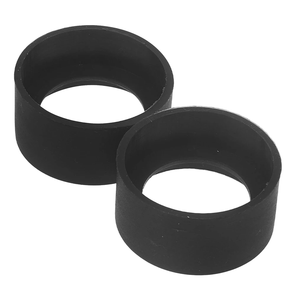 

2 Pcs Microscope Goggles Eye Cups Eyepiece Guard Eyecup Cylinder Occluder Cover Rubber Replacement Vision Test
