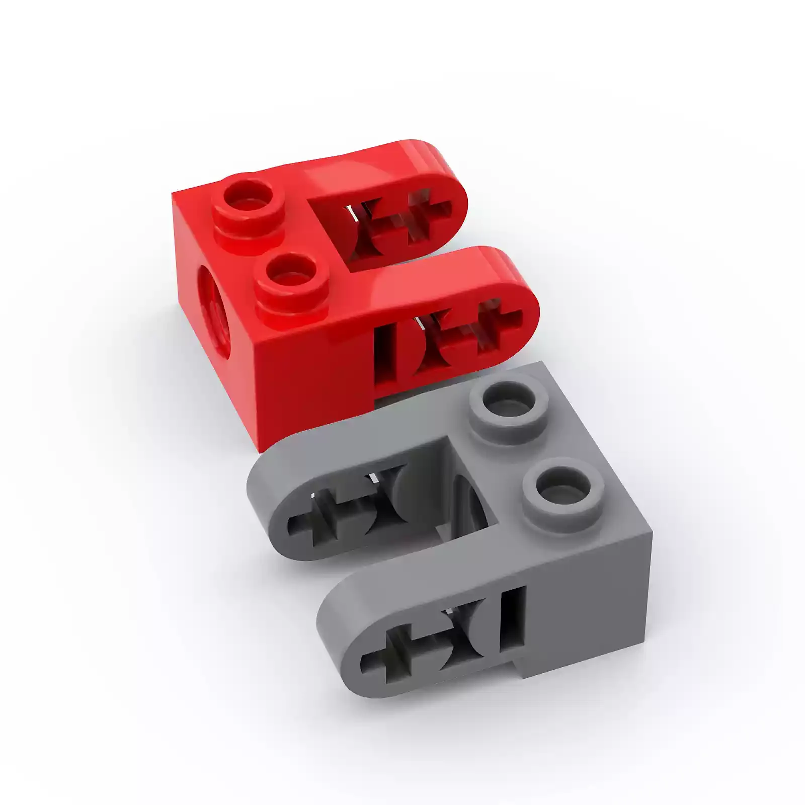 [43Pcs]【50g】 85943 1x2 brick with double thin arms and shaft hole