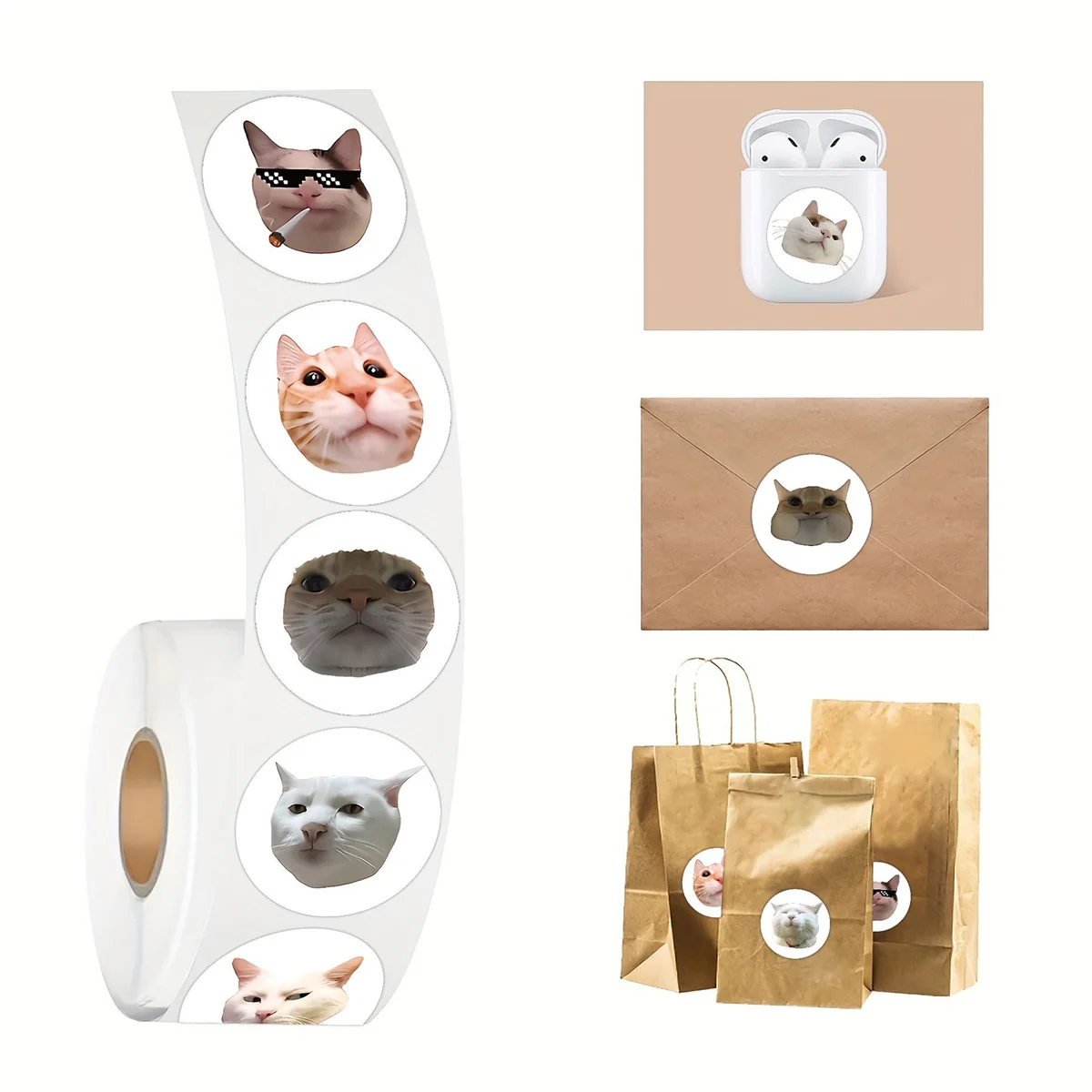 

Cute 500pcs Cartoon Meme Cat Stickers For School Reward Stickers Classroom Decor Encouragement Sticker For Student Teacher