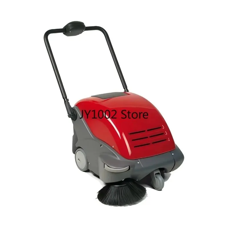 Electric sweeper with suction