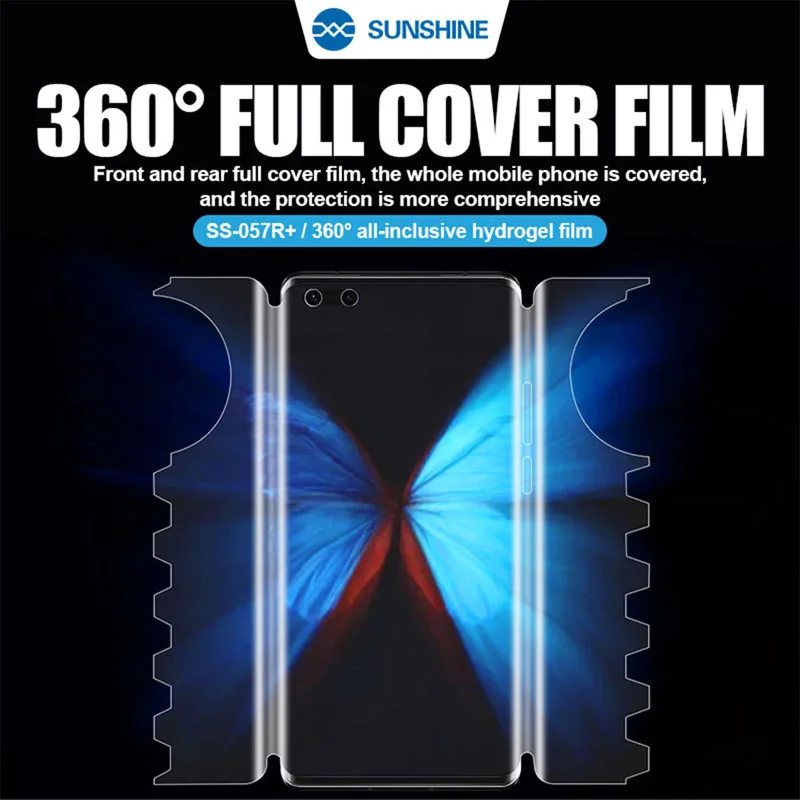 

Sunshine SS-057R+ 25PCS 360° Full Cover HD Hydrogel Film for Folding Phone Screen Protective Film for Film Cutting Machine