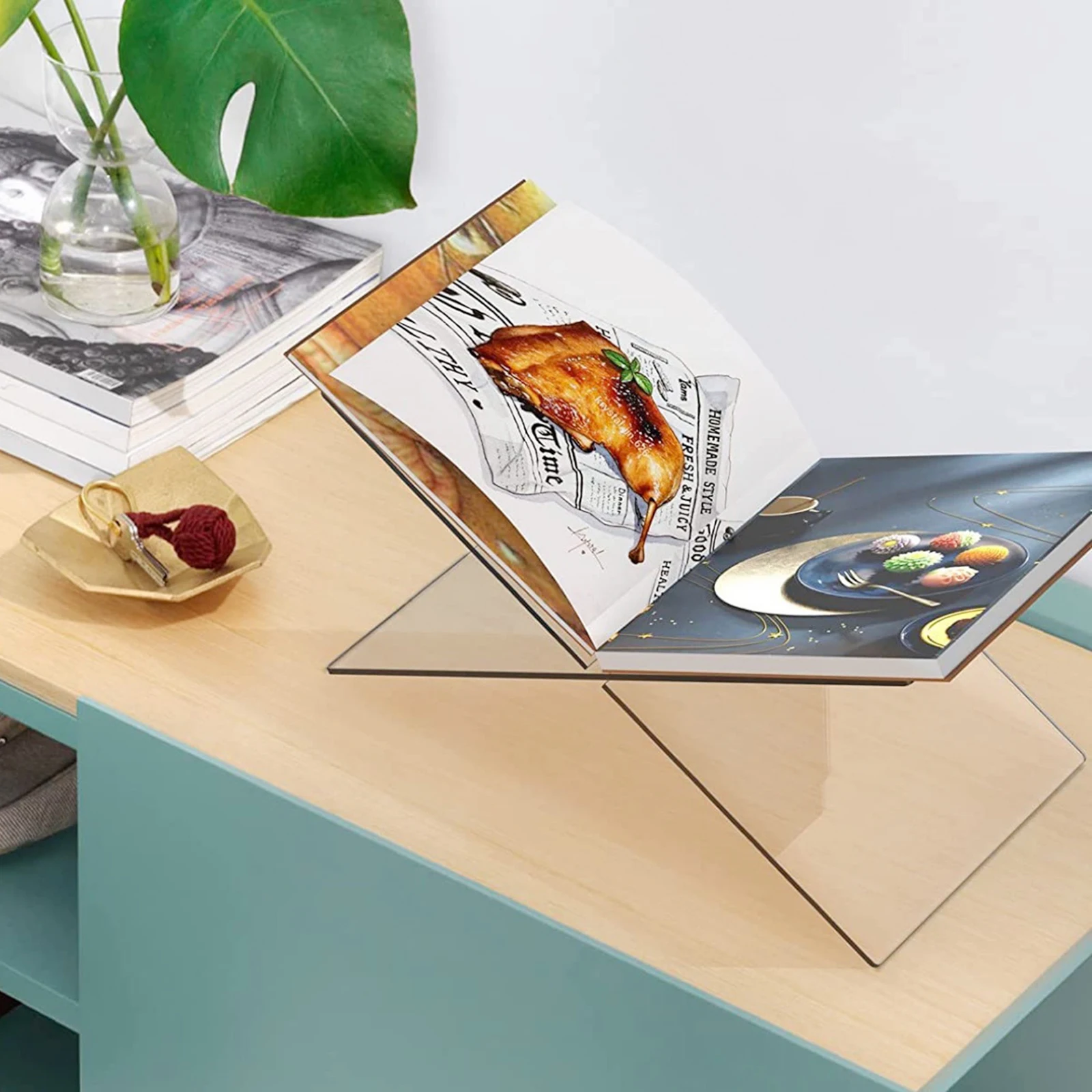 

X Shaped Reading Rack Large Book St for Students Musicians Office Use Desktop ganizer Multifunctional Holder School Supplies