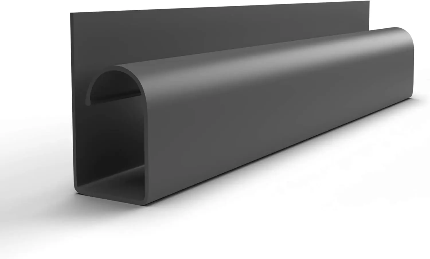 

Large Hook Channel Cable Raceway Desk Cord and Wire Organizer - 59 Inch (Case of 20) - Black