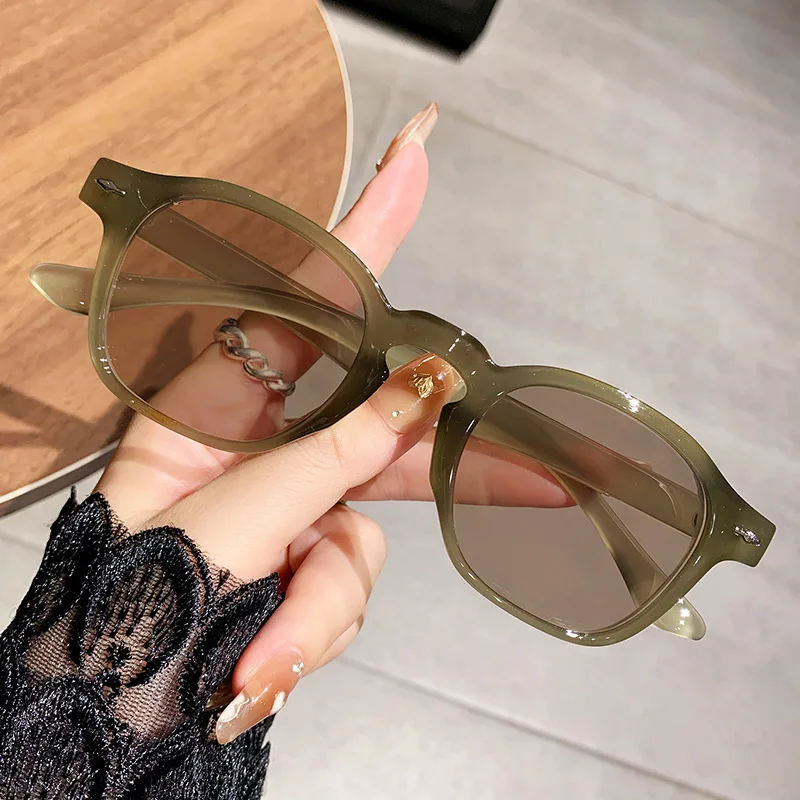 

European and American Leopard Print Large Frame Personalized High-end Sunglasses Fashionable UV Resistant and Sunscreen Glasses