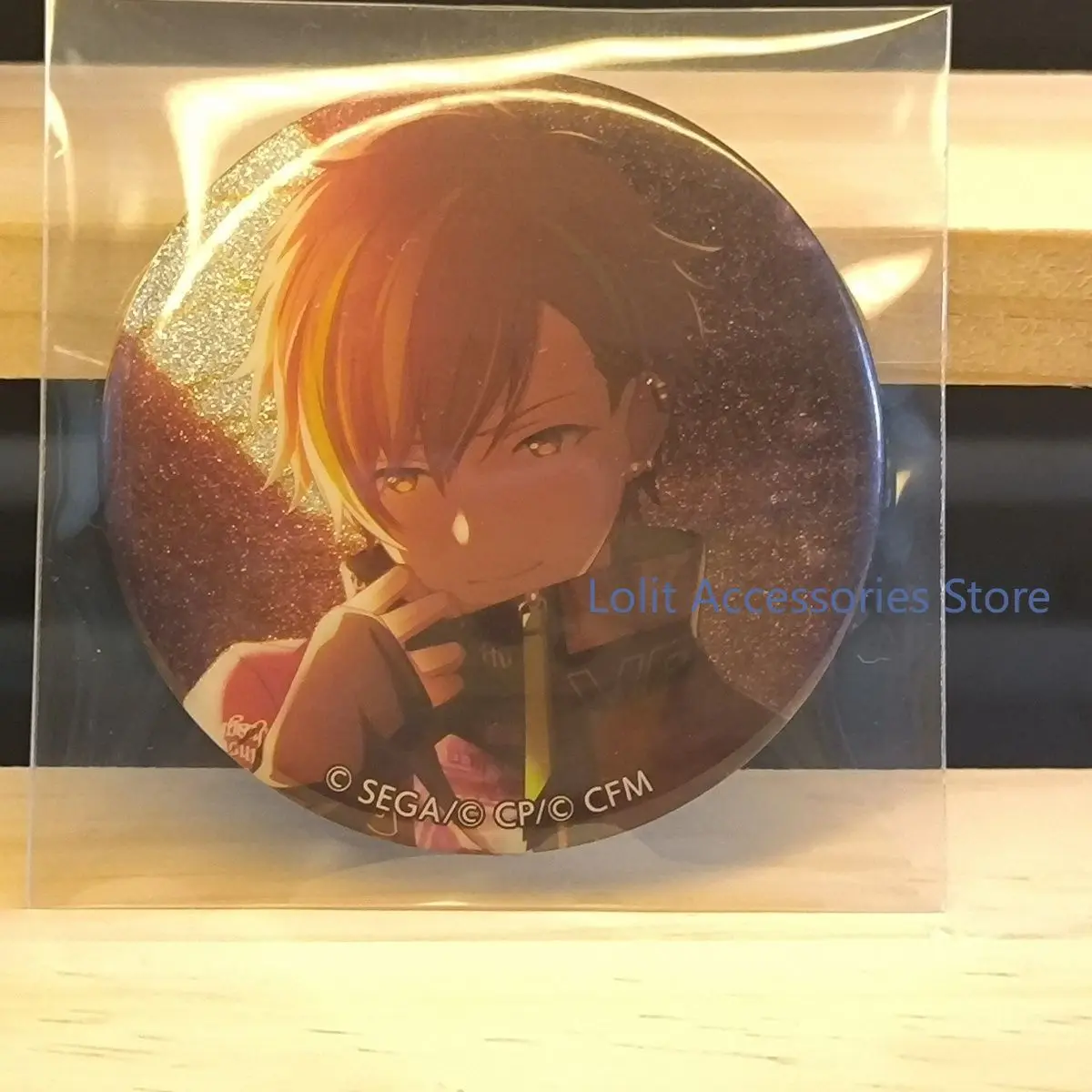 NEW Anime Project Sekai Shinonome Akito Akt Cosplay Bookbag Brooch Clothes Collar Badge Metal Button Bowtie Pin Birthday Gift