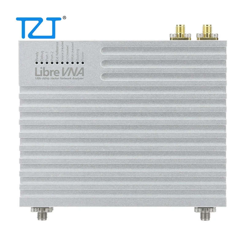 TZT LibreVNA 100kHz-6GHz 2-Port Vector Network Analyzer with Stainless Steel Flanged Connectors
