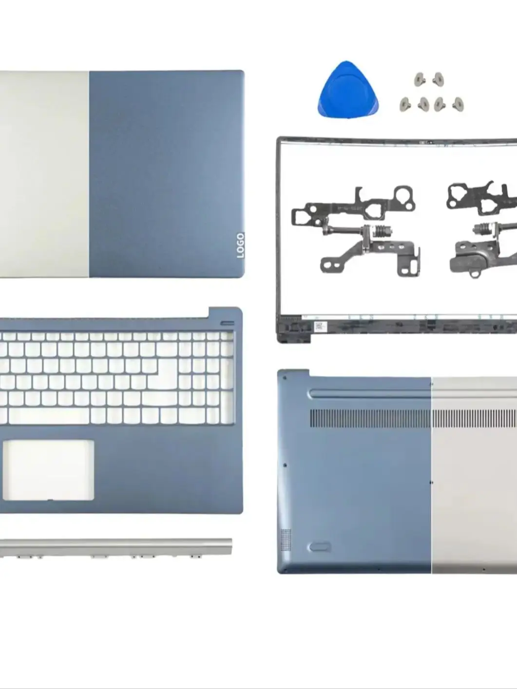 Boîtier de remplacement pour Ideapad 330S-15 série 330S-15IKB/15AST/-15ARR 7000-15, couverture arrière/lunette/repose-paume/bas/charnières LCD