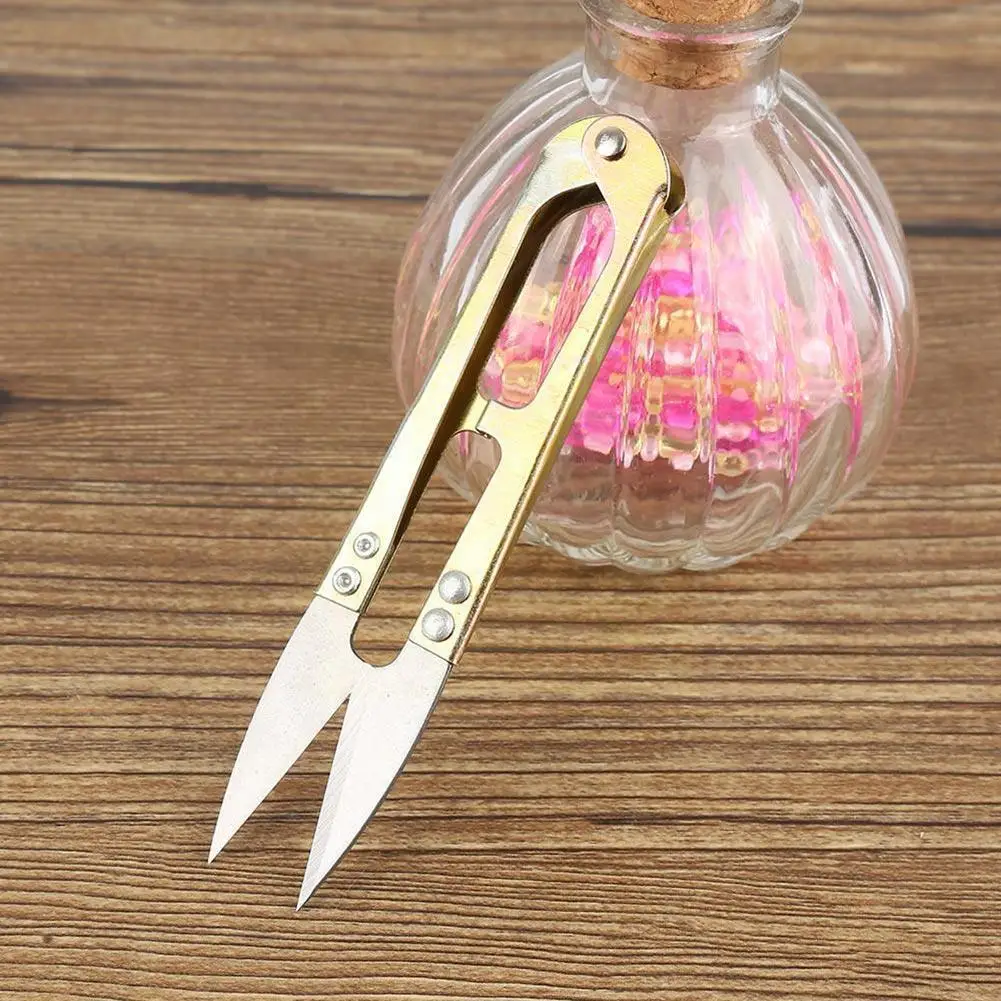 1 Pcs U Shaped Fishing Scissors Mini Fish Scissors Tools Cutter Fishing Application Colors Line of Different Embroidery Sci Y2V9