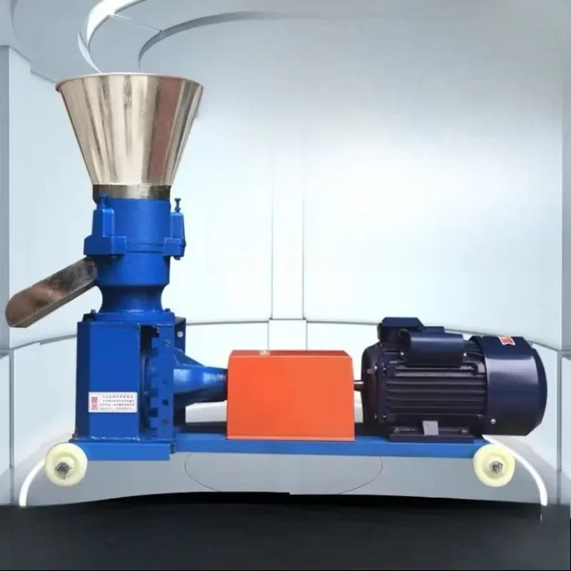 

A new type of small family breeding feed processing machine equipment for making chicken, duck, rabbit, pig, sheep and cow stra