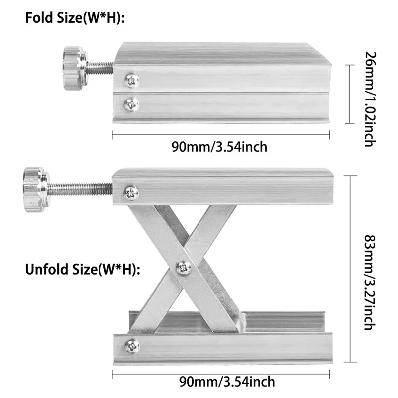 Motorcycle Lift Heavy-Duty Hydraulic Lift Table Stainless Steel Wide Deck Scissor Lift Jack Table Foot Operated Lifting Bracket