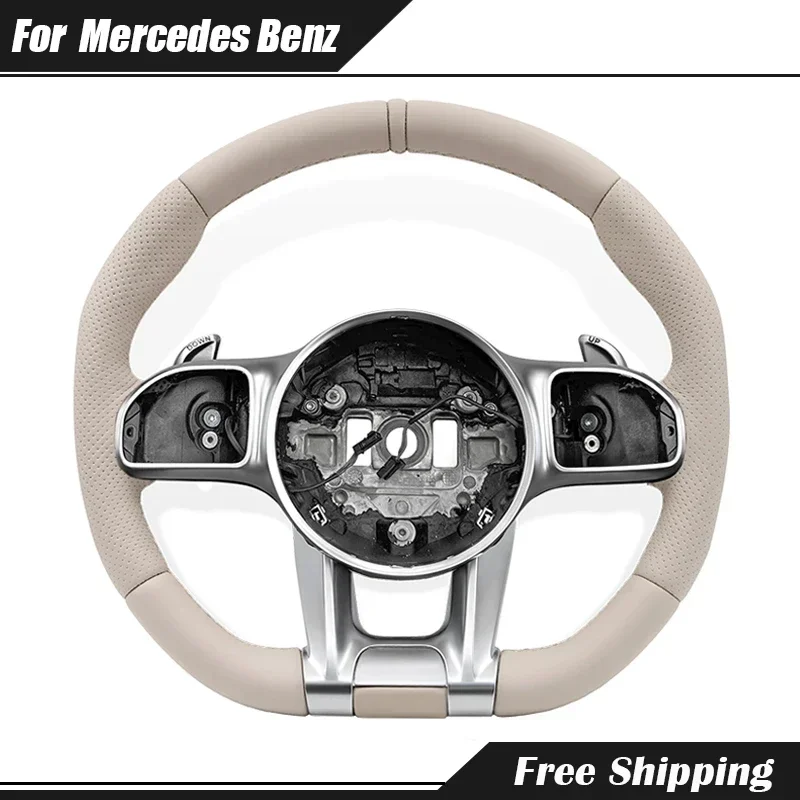 Car Steering Wheel For Mercedes Benz AMG W205 W204 G55 W212 A B C E S G V Class CLS GLC GLE GLS GLA CLA GLK SLC Auto Parts