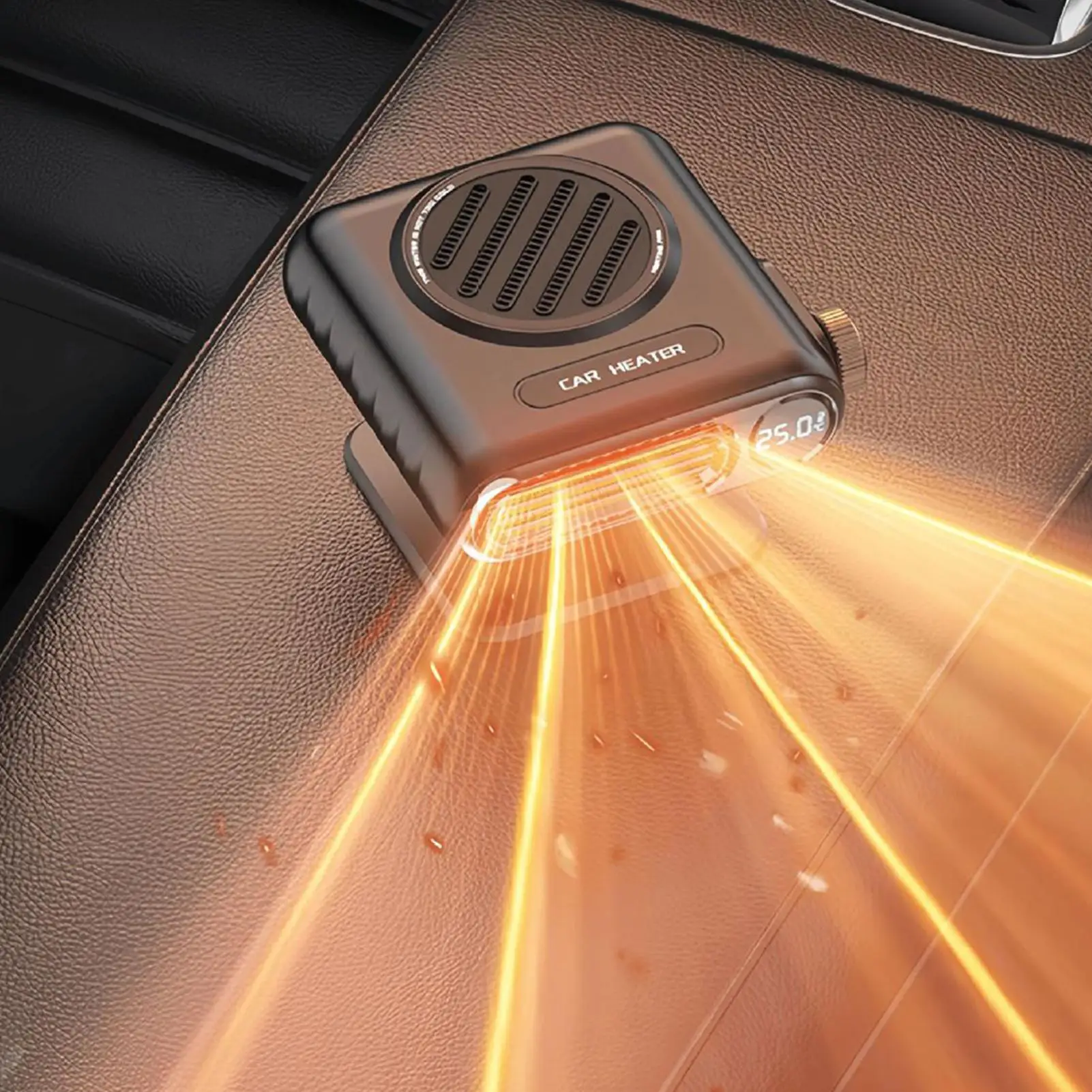 Portable Car Heater 3 Temperature Settings Fast Warming Machine 12 Volt Heater For Vehicle SUV RV Tractor Trailer Camping