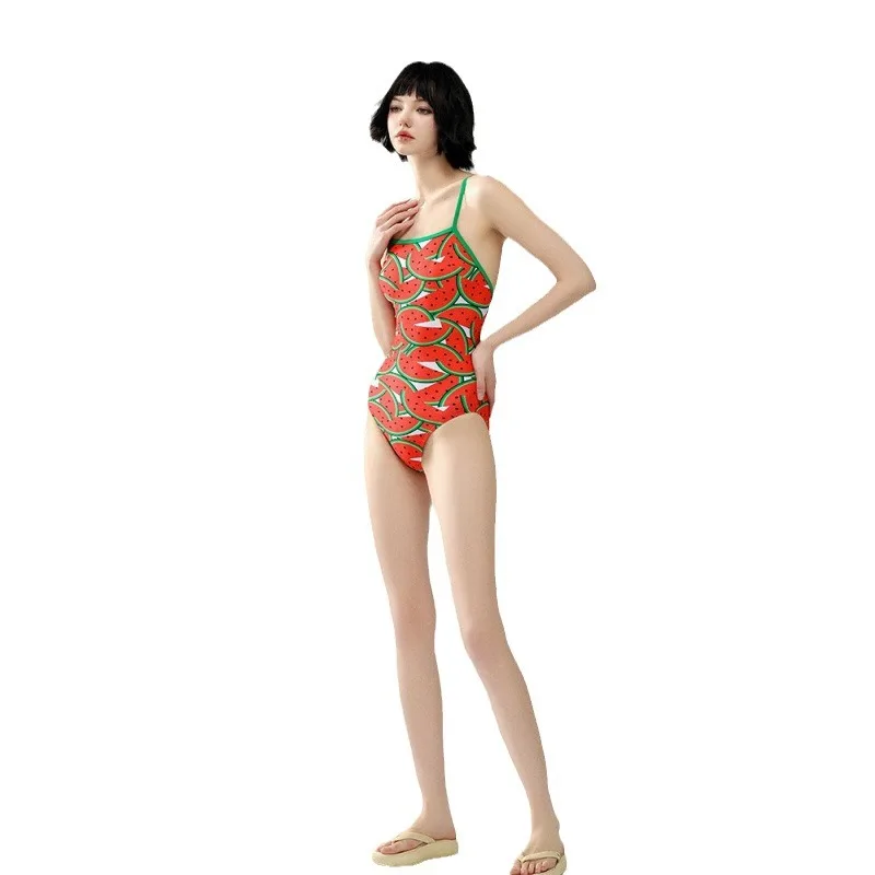 2024 New Racing Swimsuit Women's One-piece Bikini Professional Training Swimming Pool Slimming Fashion Swimsuit