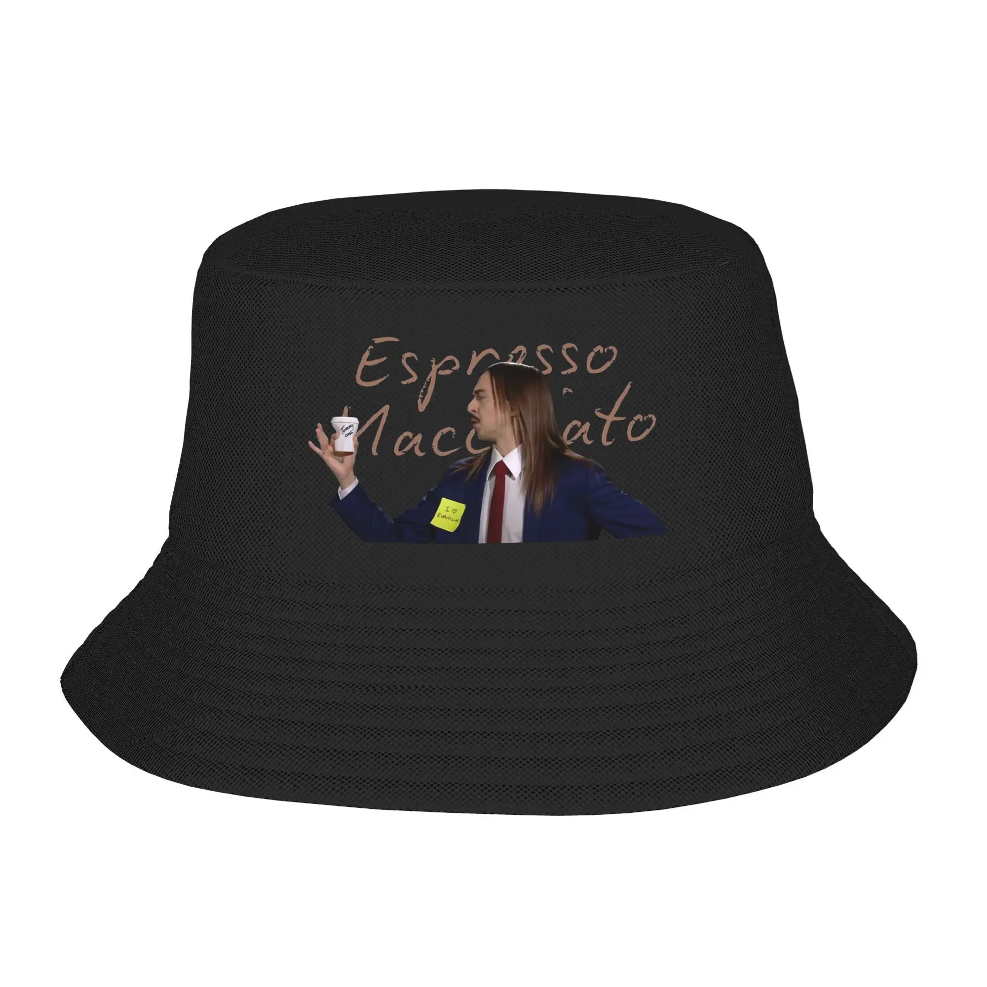 Tommy Cash Espresso Macchiat Fischerhut, Sommer-Eurovisions 2025, modische Fischerhüte für Frauen, Persönlichkeit, Angelkappen, Hüte