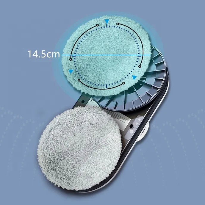 Spray Water Borderless Turn Back with Remote Control Faster Cleaning Speed Window Cleaner Robot Vacuum Glass