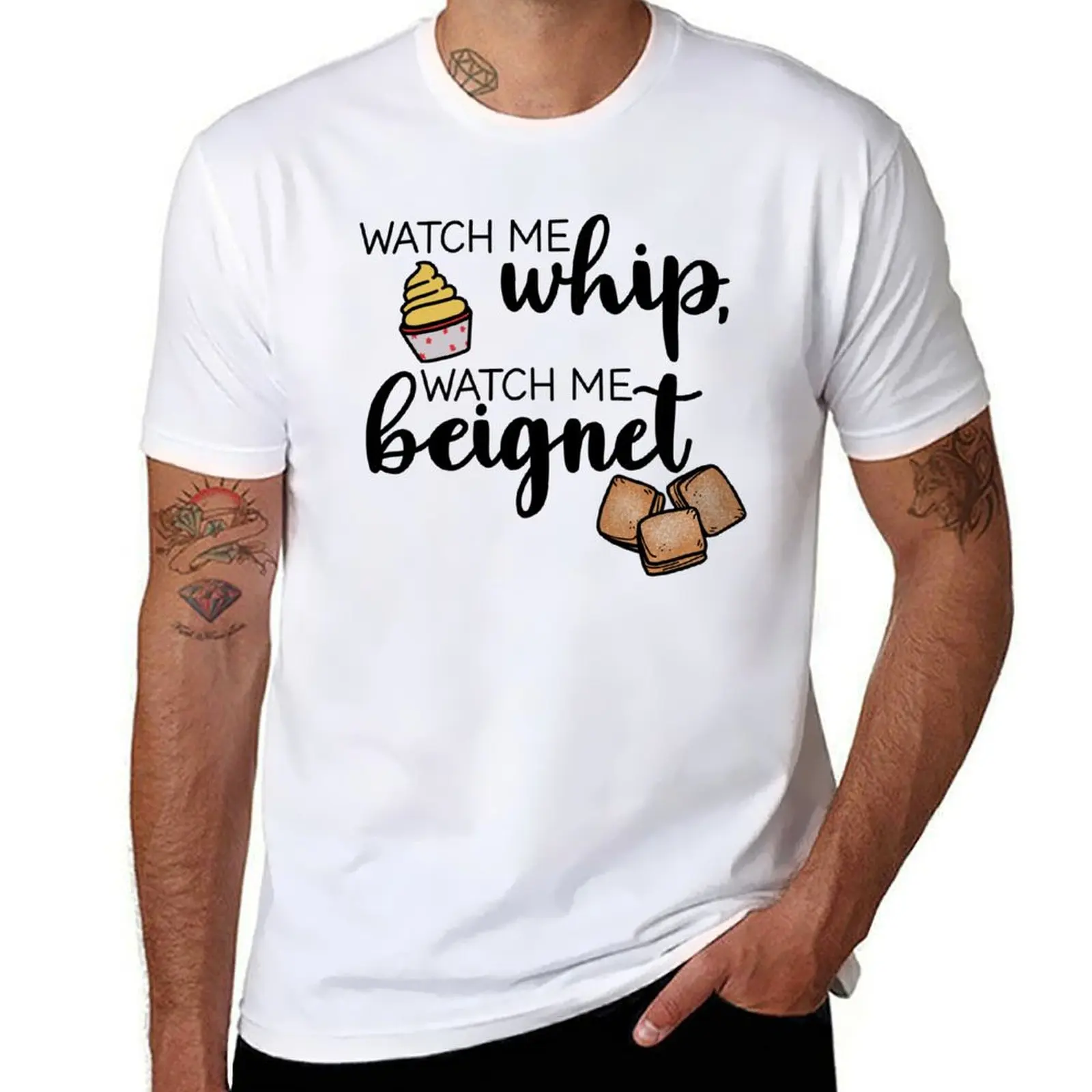 

Pineapple Whip and Beignets T-Shirt anime t shirts for man cotton t shirts high quality t shirt man luxury T-shirt