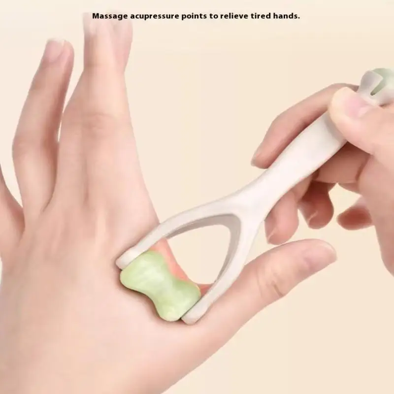 

Finger Massager Dual-Row Roller Design Easy Use Relieve Finger Fatigue Promote Blood Circulation Portable Roller Finger Massager