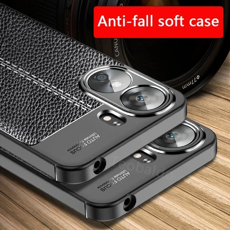 For Poco C65 Case Luxury Leather Shockproof Phone Case for Xiaomi PocoC65 Poco C65 Little C 65 Camera Lens Protect Back Cover