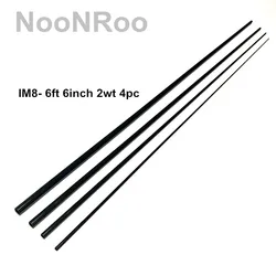 NooNRoo-DIY Fishing Rod, Repair Rod, Private Custom Material, NooNRoo, IM8 6FT 6Inch 2WT, 4 PCS