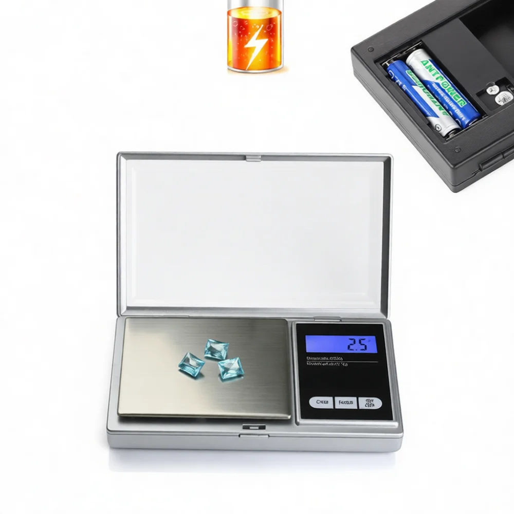 High Precision Jewelry Pocket Scale Digital Portable Balance 0.01g Mini Weighing Measuring Tool Box For Gold Gems