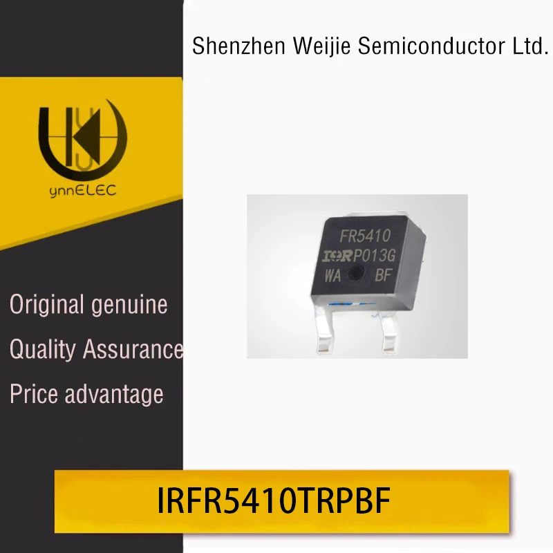 Brand New Original IRFR5410 IRFR5410TRPBF P-Channel 100V 13A TO-252 MOSFET Chip