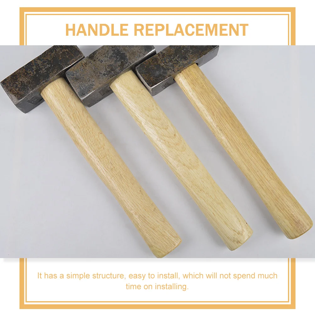 Ergonomic Wooden Hammer Accessory Wooden Handle Hammer Handle Replacement Handle