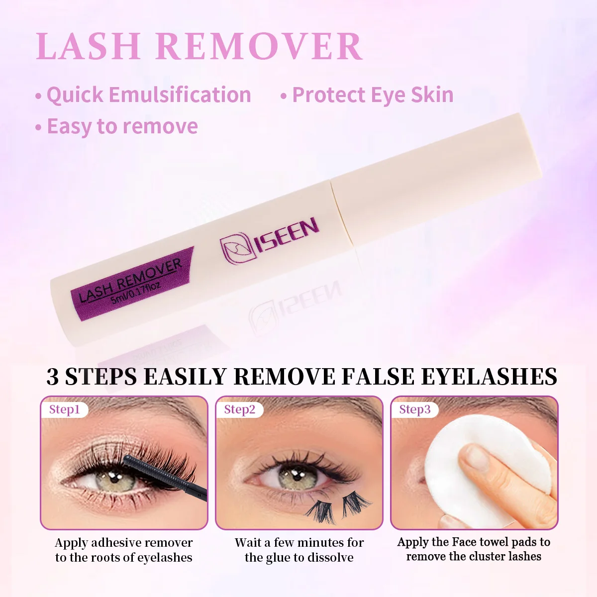 Wimpern-Cluster-Set: Großes Sortiment an Stilen, Wispy Einzelwimpern, Natürliche DIY-Wimpernverlängerungen mit Kleber & Versiegelung sowie Pinzette – Detail 7