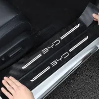 Car Door Threshold Sill Stickers Decals For BYD Han Tang Song Yuan Qin Plus DMI Seal Pro Dolphin GT Rear Door Anti Scratch Strip