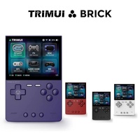 MAX 256G 19K Game TRIMUI BRICK portable game console  Linux system, metal rear panel, LED lighting 3.2-inch IPS screen,64G/128G.