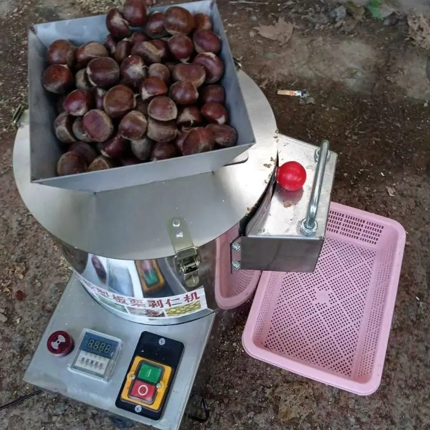 220V Small Commercial Chestnut Sheller  Machine Chestnut Peeler Machine Automatic