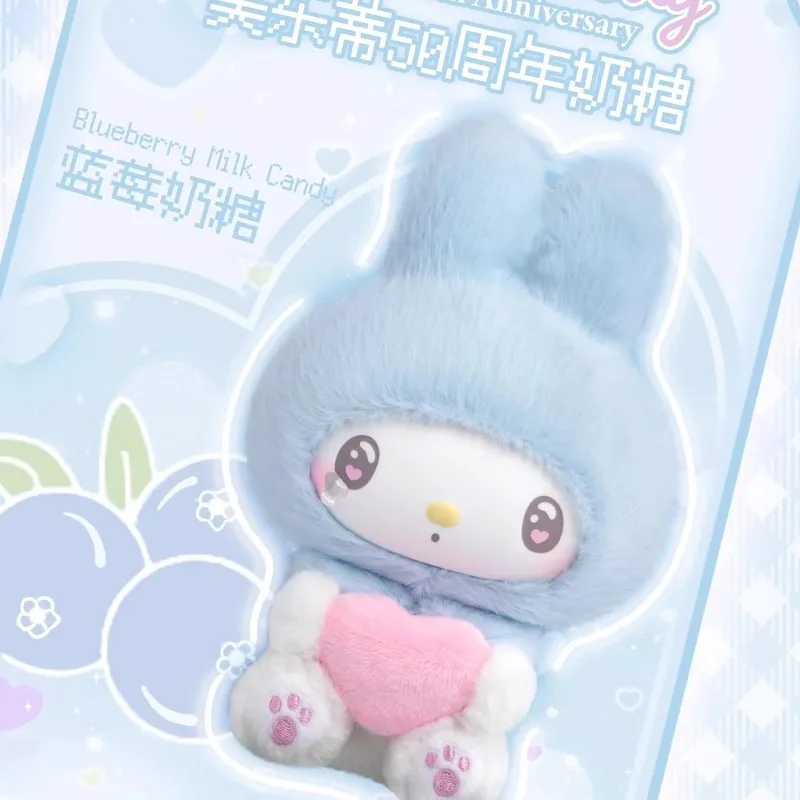 حقيقية سانريو بلدي ميلودي 50th الذكرى الحليب الحلوى سلسلة الفينيل دمية صندوق أعمى لعبة Kawaii ميلودي تمثال الحلي الفتيات هدية #2