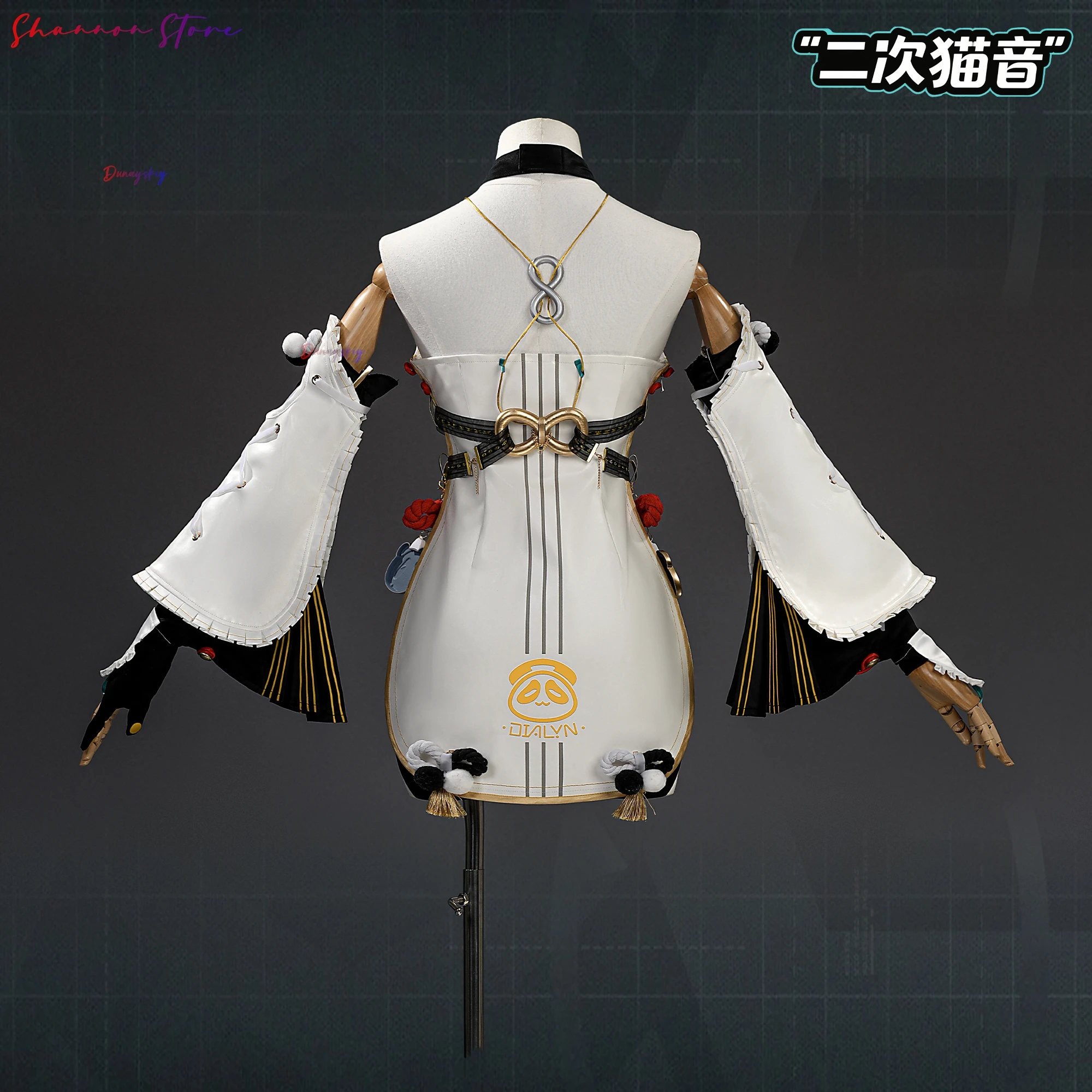 ديالين تأثيري حلي شعر مستعار Zenless منطقة صفر كرامبوس سلطة الامتثال فستان الشعر كوسبفريه للنساء الفتيات عيد الميلاد