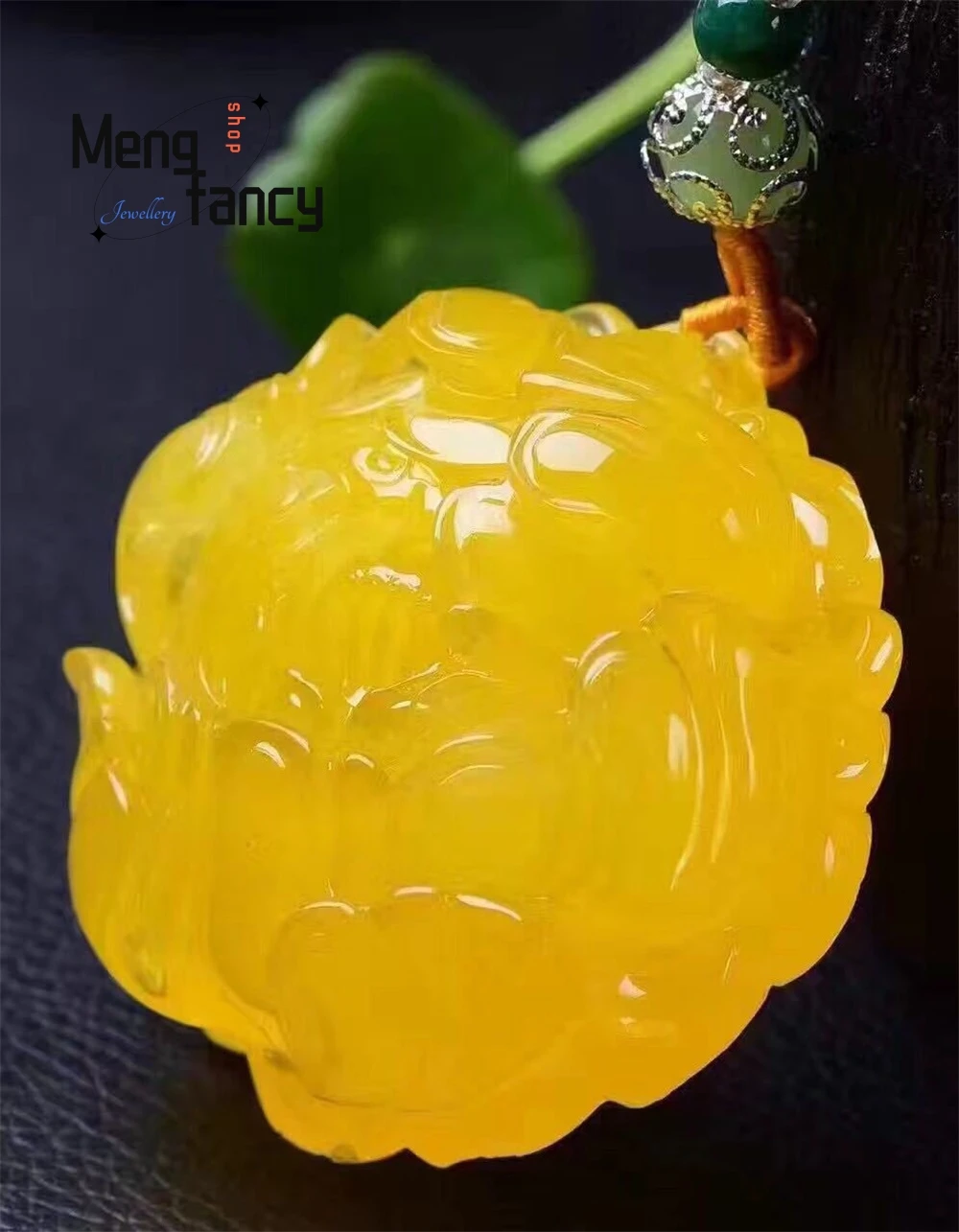 

Rose Chicken Fat Yellow Pendant Necklace Sweater Chain For Men And Women Fashion Jewelry Exquisite Best Selling Popular Elegant
