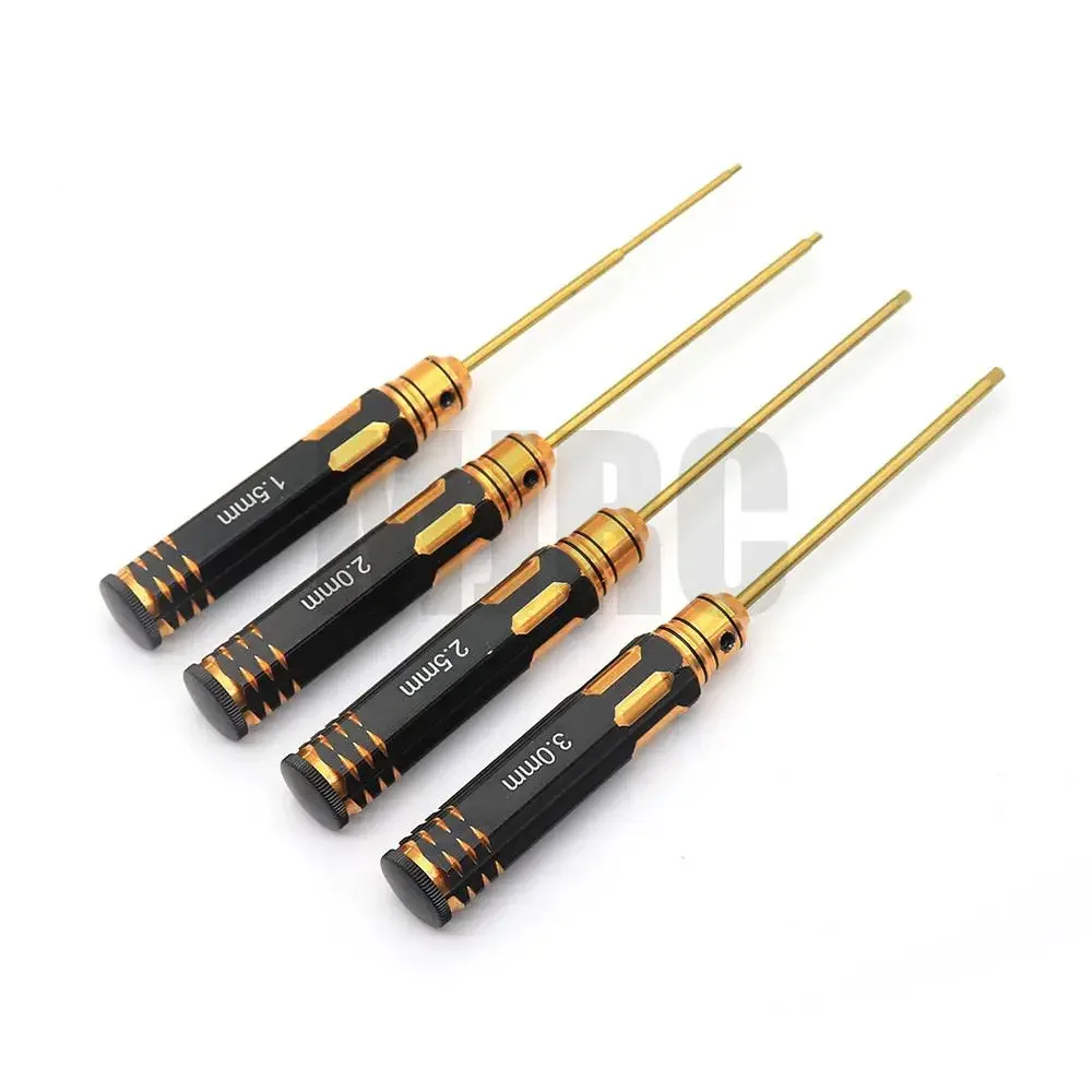 RC Car Repair Titanium-plated Screwdriver Tools Allen Screwdriver 1.5 2.0 2.5 3.0 Slotted Phillips Sleeve