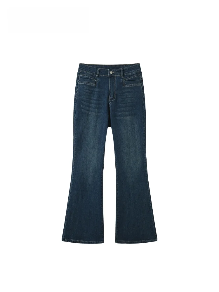 

High Waist Wide Leg Jeans Women's Loose Fit Denim Spring plus Size Pants Conceal Flattering Versatile Casual Trousers