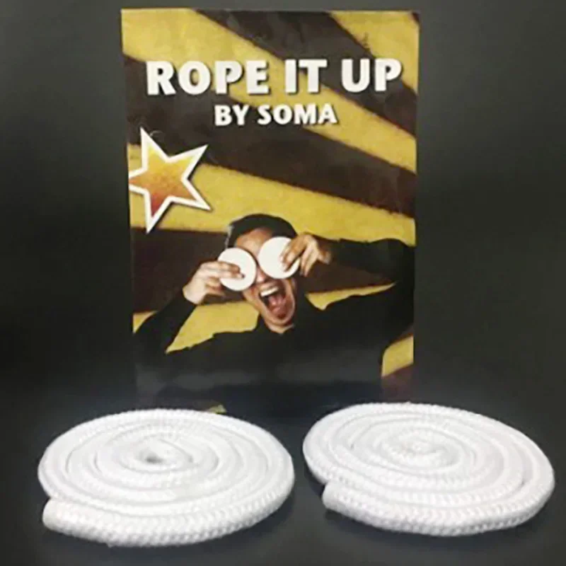 Soma Rope It Up Magic Tricks Long Short Rope Illusions Magia Magician Stage Gimmicks Accessories Mentalism Props Funny Show
