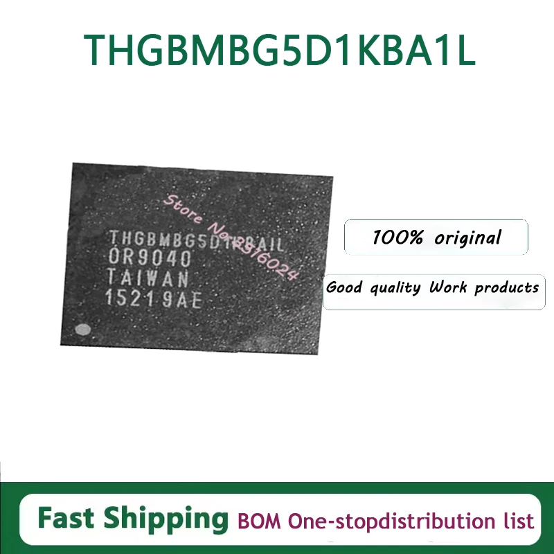 

1 ~ 5 шт./лот THGBMJG9C8LBAB8 BGA153 EMMC 5,1 64 ГБ THGBMBG5D1KBA1L 153 EMMC5.0 4 ГБ 100% новый