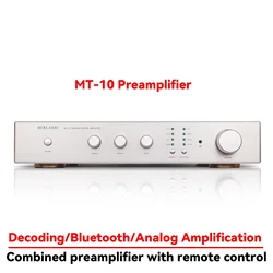 AMXEKR HIFI Fever Field Effect Preamplifier 1794 Decoder 5125 Bluetooth with Remote Control Phono Preamp Amplifier Audio