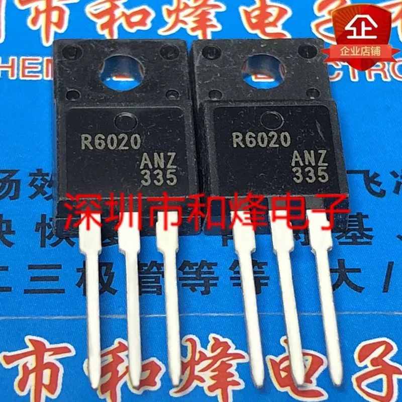 Free shipping   R6020ANZ  TO-220F 600V 20A       10PCS