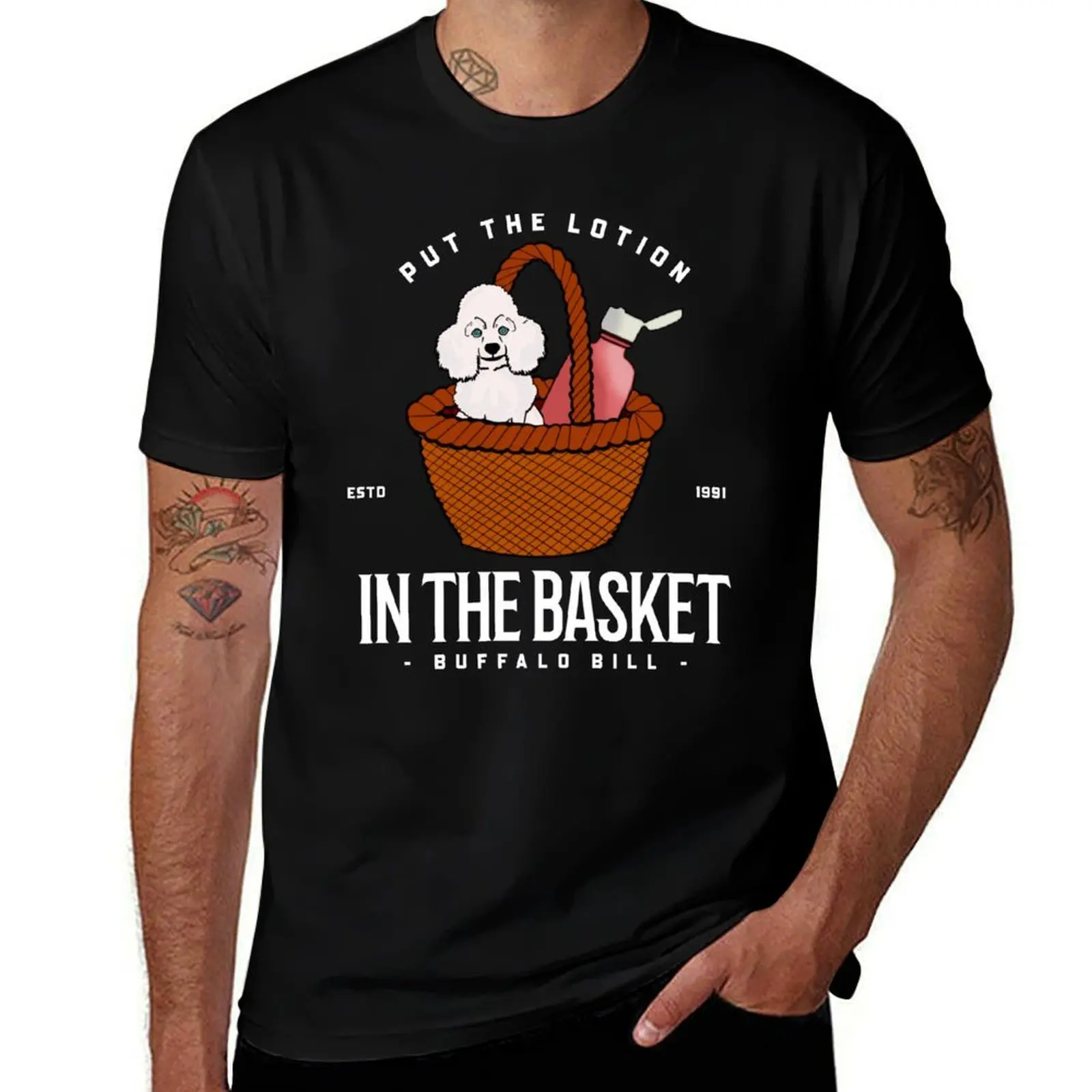

Put the lotion in the basket! T-Shirt man t shirt heavy cotton black cotton t-shirt plain for man package T-Shirt