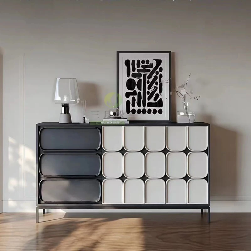 الشمال الأحذية خزائن غرفة المعيشة خزانة الغرور مكتب خزائن غرفة المعيشة ديكور الخشب عرض Cajonera الأثاث العصري