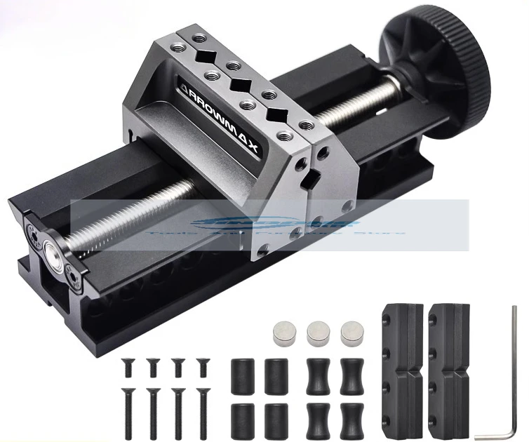 

High Precision Flat Mouth Clamp Small Clamp Multifunctional Manual Self-centering Table Vise Clamp